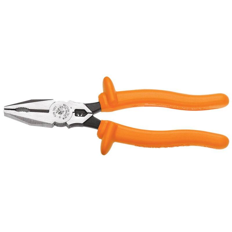 Klein Tools Alicate Universal de Combinación Aislado, 8 pulgadas - 12098-INS