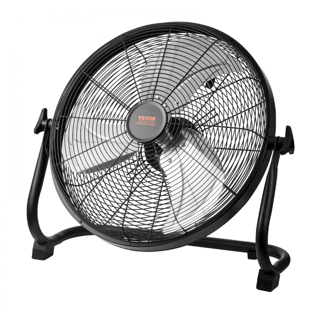 VEVOR Cordless Fan 16 in, Portable Quiet Personal Fan for Home or Office, 360 Degree Manual Pivoting Head, Stepless Speed Regulation High Velocity Cordless Fan, Heavy Duty Metal Industrial Floor Fans - CDFS16YCPDSFE0MQCV1