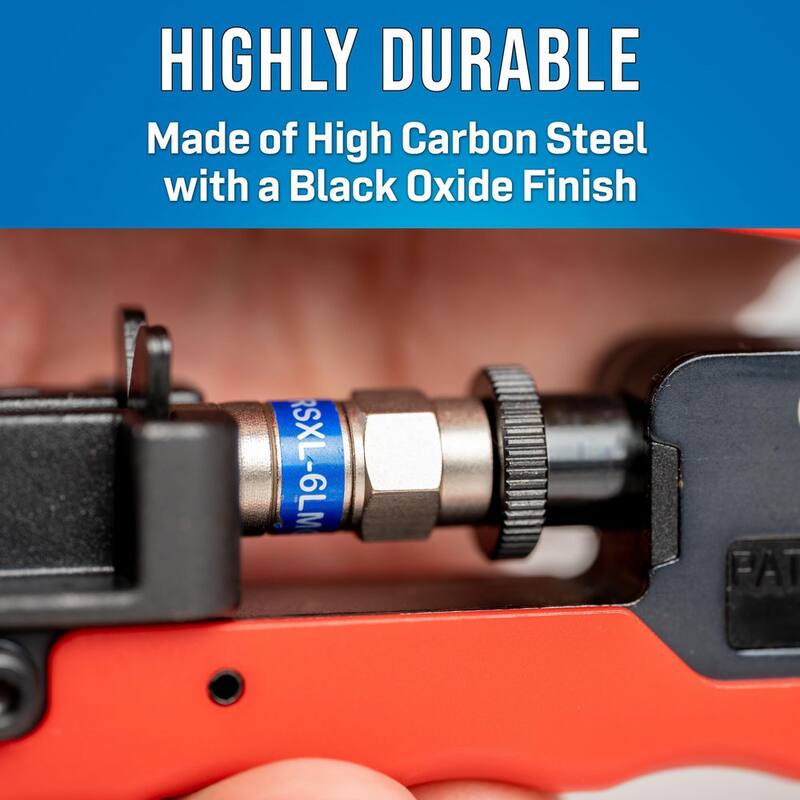 JONARD TOOLS Herramienta de Compresión de 360 Grados para Conectores largos RG6 y RG11 - CTF-360XL
