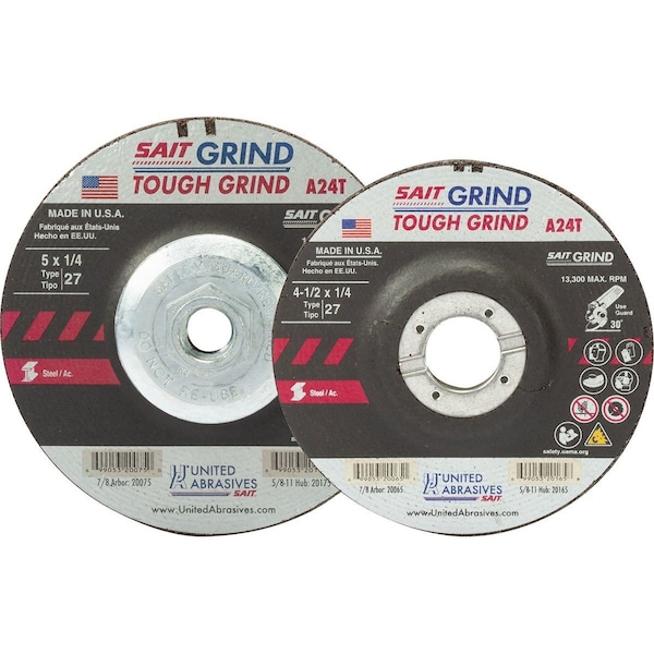 Muela de rectificación United Abrasives/Sait T275x14x78A24TPK25 - 20075
