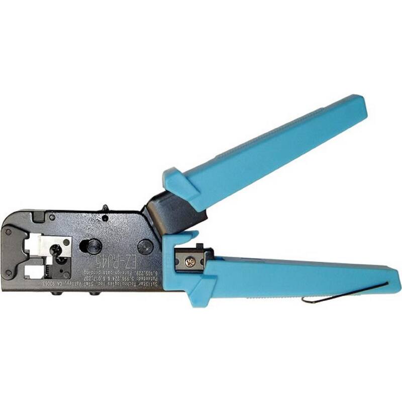 Herramienta de engarce Platinum Tools EZ-RJ45 con paquete combo de 24 conectores - 100008