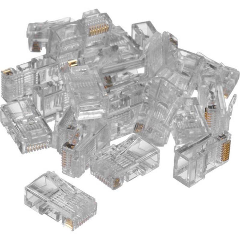 Herramienta de engarce Platinum Tools EZ-RJ45 con paquete combo de 24 conectores - 100008