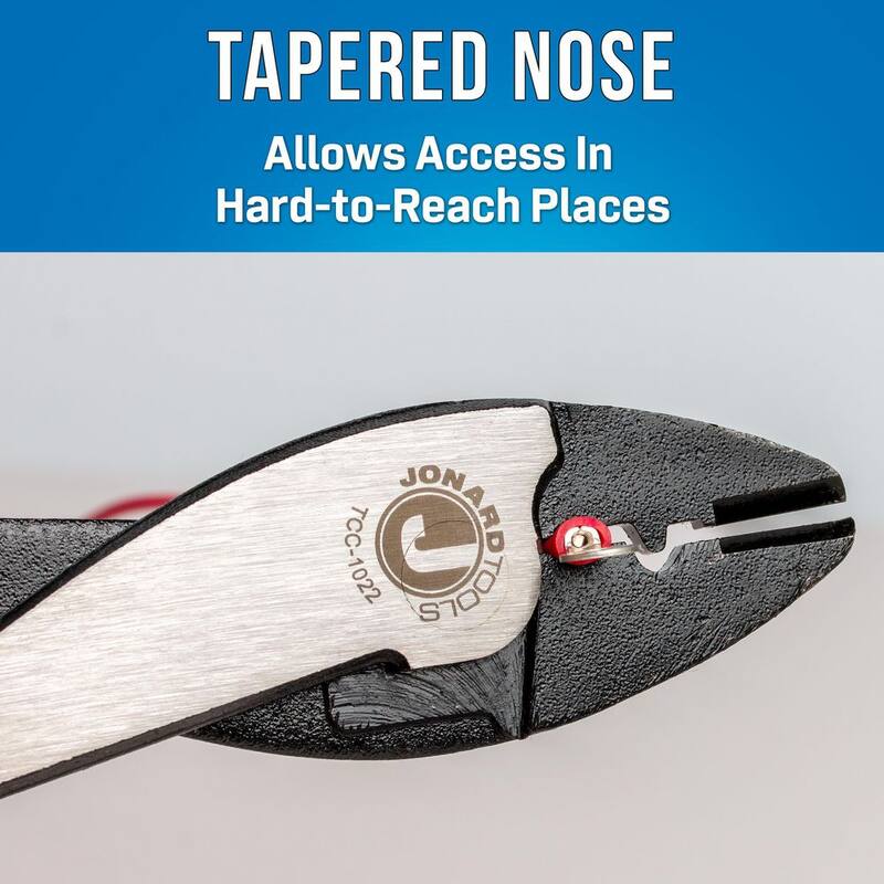 Herramienta de Crimpado y Corte de Terminales de JONARD TOOLS de 9 pulgadas - TCC-1022