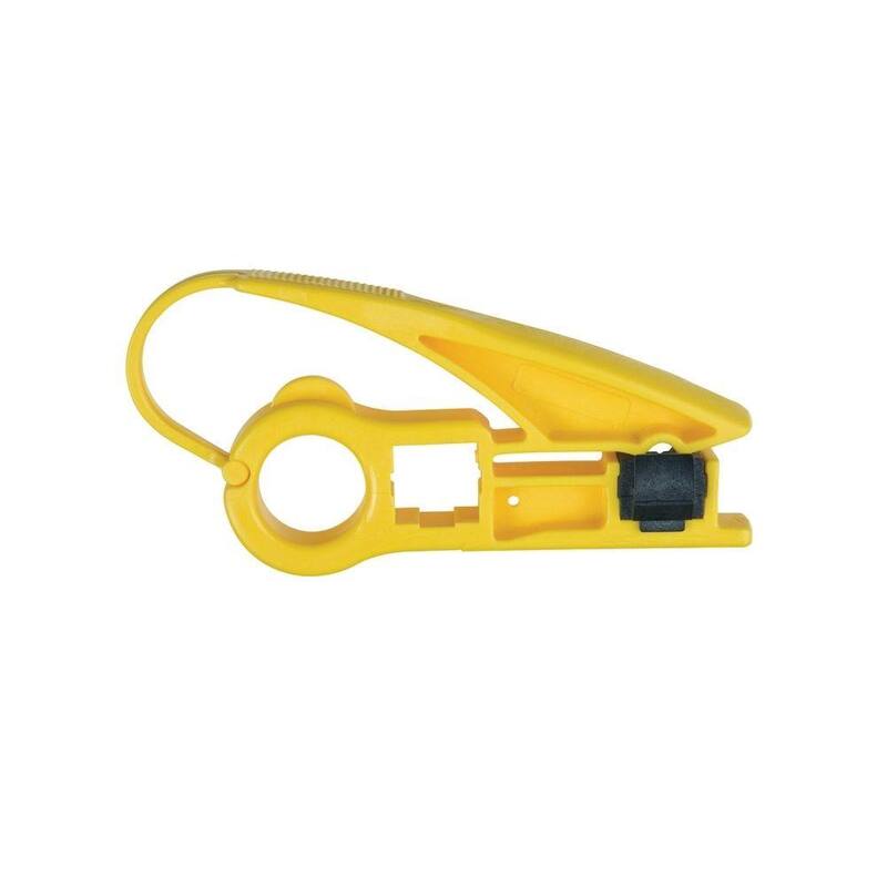 Herramienta para pelar coaxiales de 2 pasos con cartucho radial - VDV110-802 de Klein Tools.