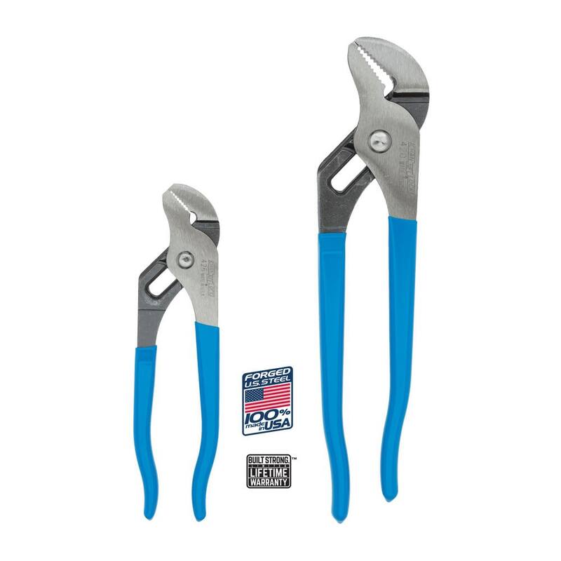 Juego de Tenazas de Ranuras y Lengüeta Channellock de 9.5 pulg. y 6.5 pulg. - GS-1