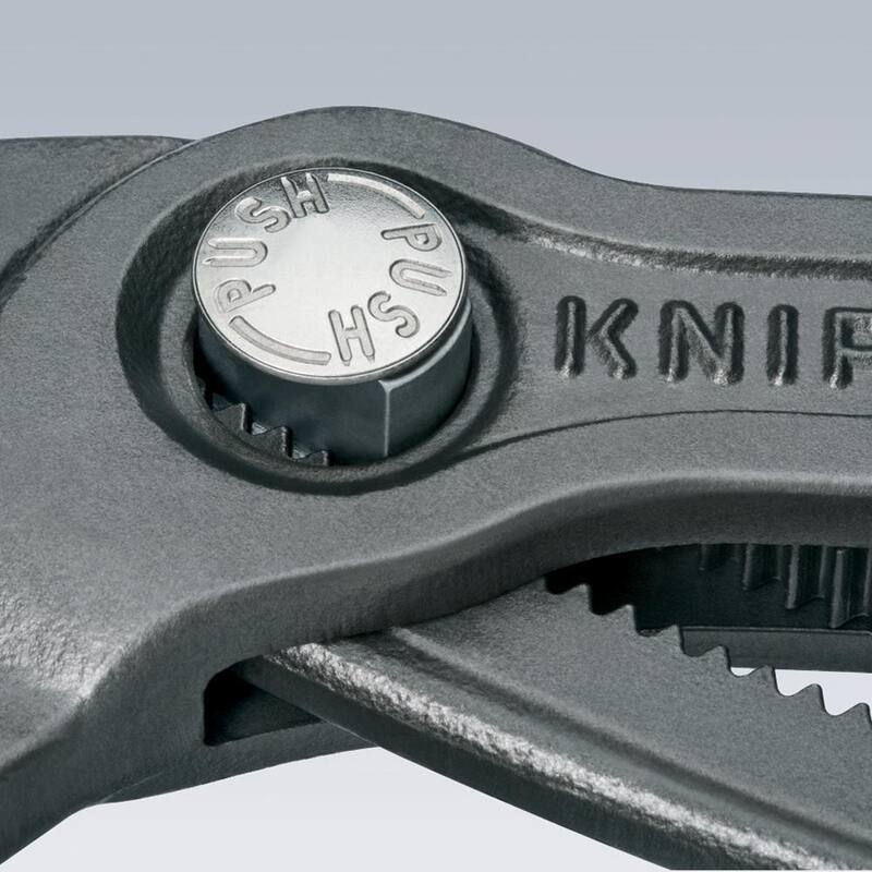 Juego de tenazas KNIPEX de acero forjado con dientes de 61 HRC (2 piezas) - 00 31 20 V01 US