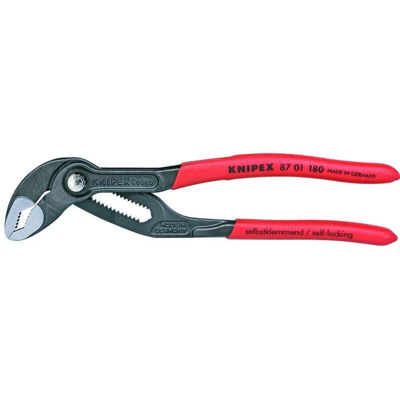 Juego de tenazas KNIPEX de acero forjado con dientes de 61 HRC (2 piezas) - 00 31 20 V01 US