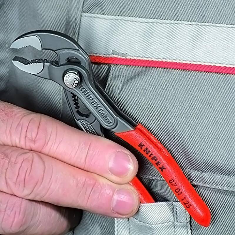 Juego de 3 piezas de alicates de junta de caja de 12 pulgadas KNIPEX con bolsa de almacenamiento - 9K 00 80 122 US
