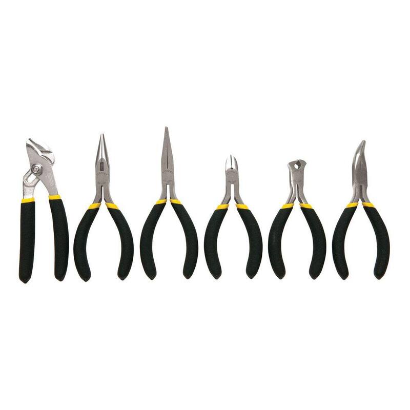 Set de mini pinzas Stanley Bi-Material (6 piezas) - 84-079.