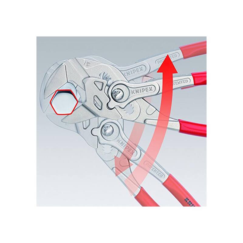 Juego de llaves ajustables KNIPEX de 6, 7 y 10 pulgadas (3 piezas) - 9K 00 80 45 US.