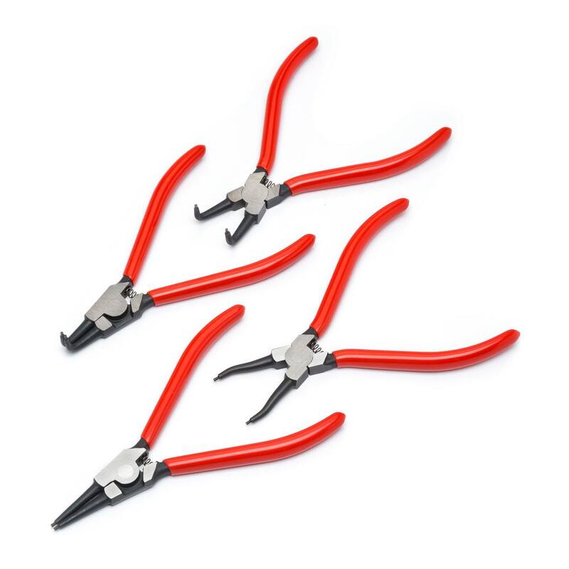 Juego de 4 piezas de alicates con puntas fijas para anillos de retención internos y externos de 7 pulgadas de GEARWRENCH - 82150