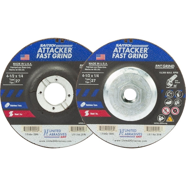 United Abrasives/Sait Rueda de Esmerilado T279x14x78 PK25 - 20049
