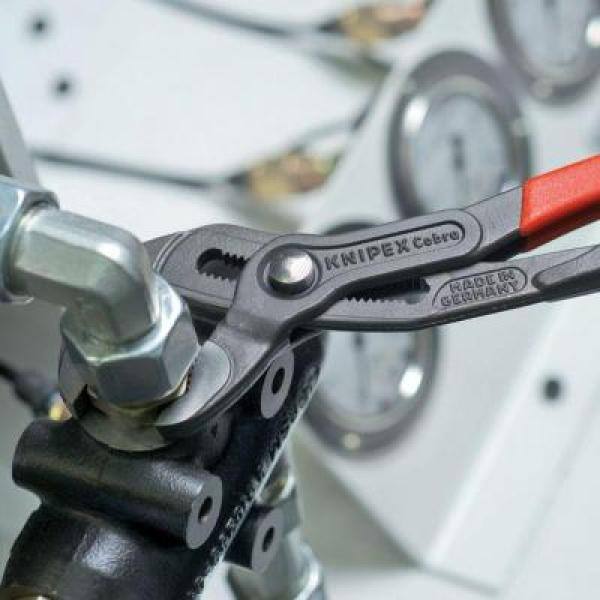 Juego de llaves de grifa Knipex de acero forjado niquelado (3 piezas) - 00 20 06 US2