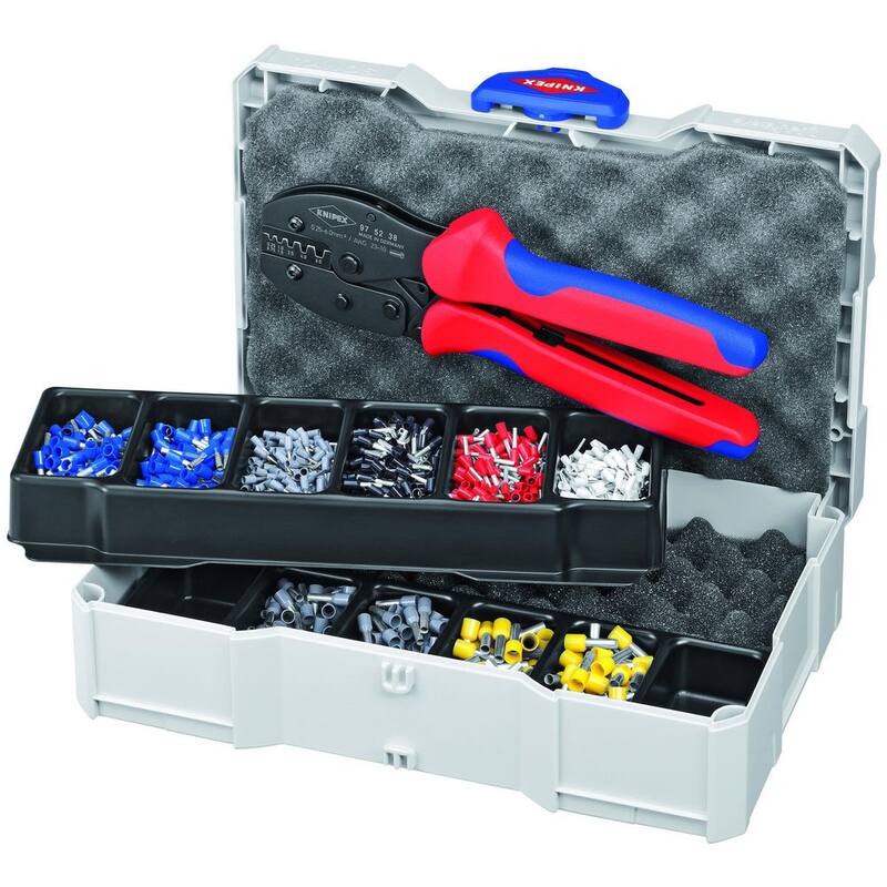 Kit de prensado KNIPEX (pelacables Preciforce y surtido de casquillos de prensado) - 97 90 23