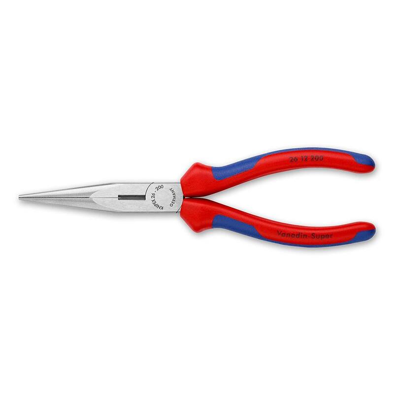 Pinzas de punta larga de combinación de 3 piezas KNIPEX con agarre diagonal cómodo - 00 20 11