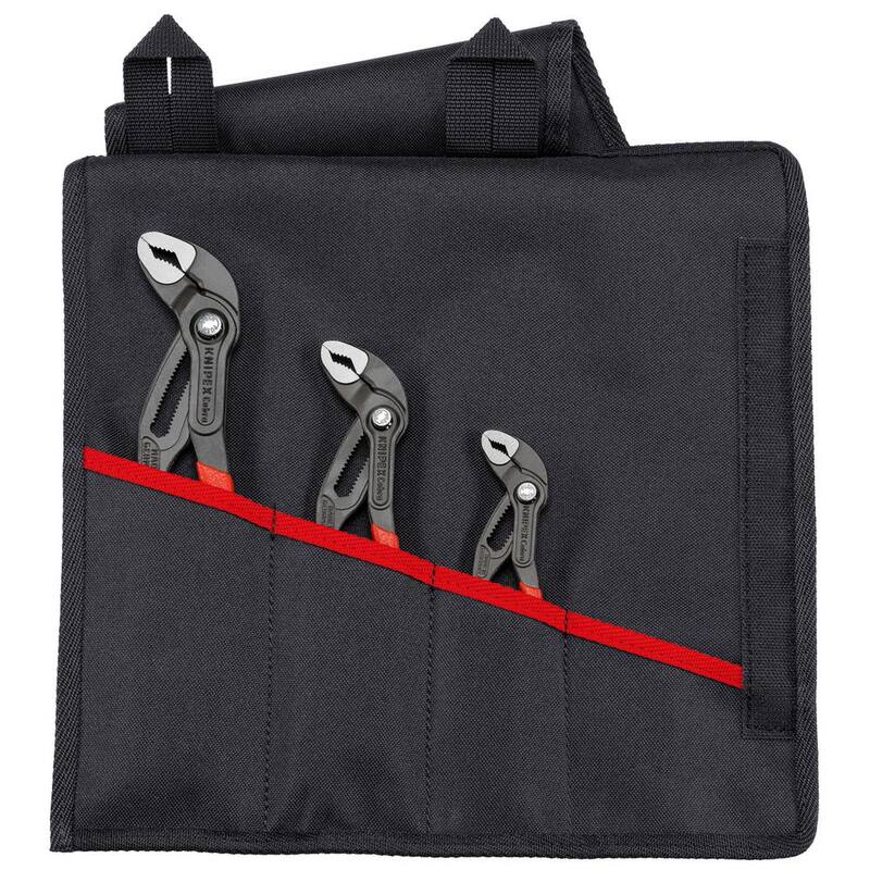 Set de 3 piezas de pinzas Cobra KNIPEX en rollo de herramientas - 00 19 55 S8