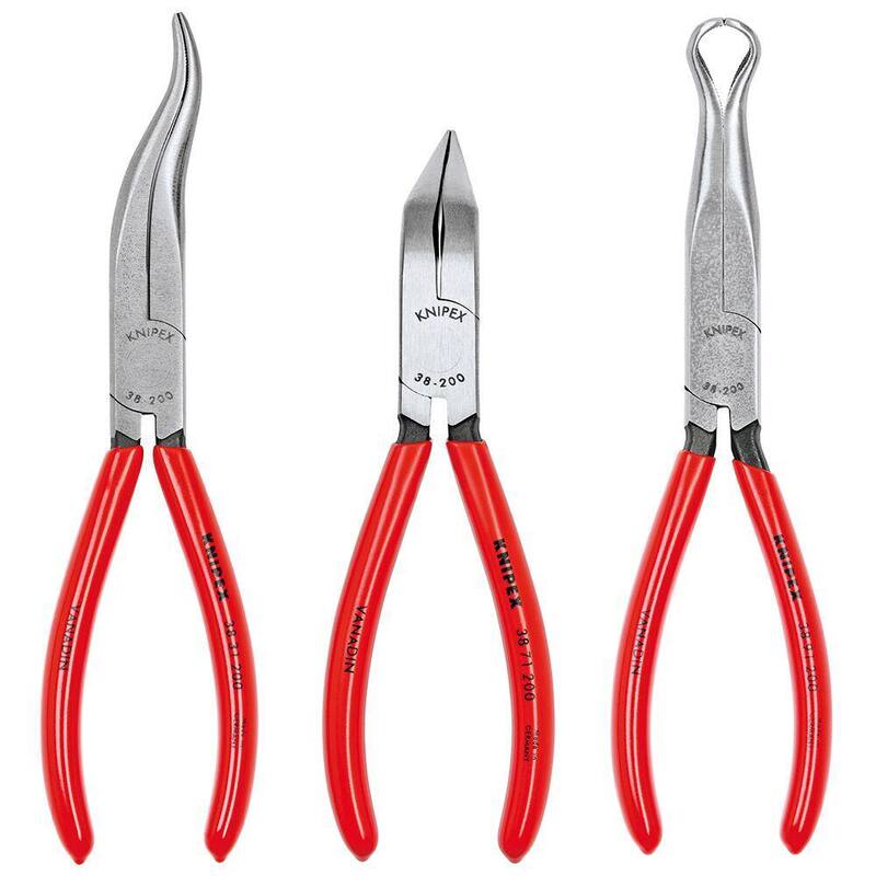 Juego de 3 pinzas de punta larga KNIPEX - 9K 00 80 12 US