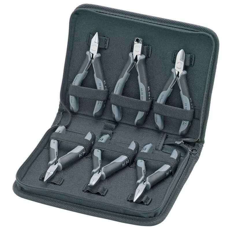 Juego de pinzas electrónicas KNIPEX (6 piezas) - 00 20 17