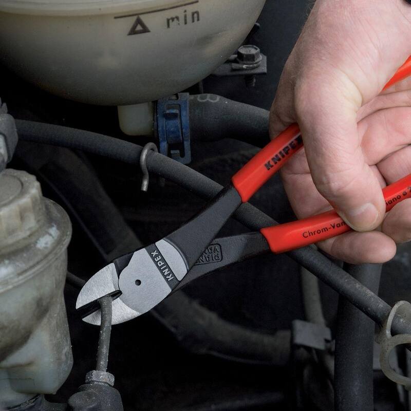 Juego de 3 Pinzas Diagonales de Acero Forjado KNIPEX con Borde de Corte de 64 HRC - 00 20 05 US
