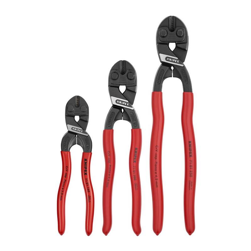 Juego de 3 piezas de tenazas cortadoras de pernos compactas CoBolt KNIPEX - 00 20 05 US2