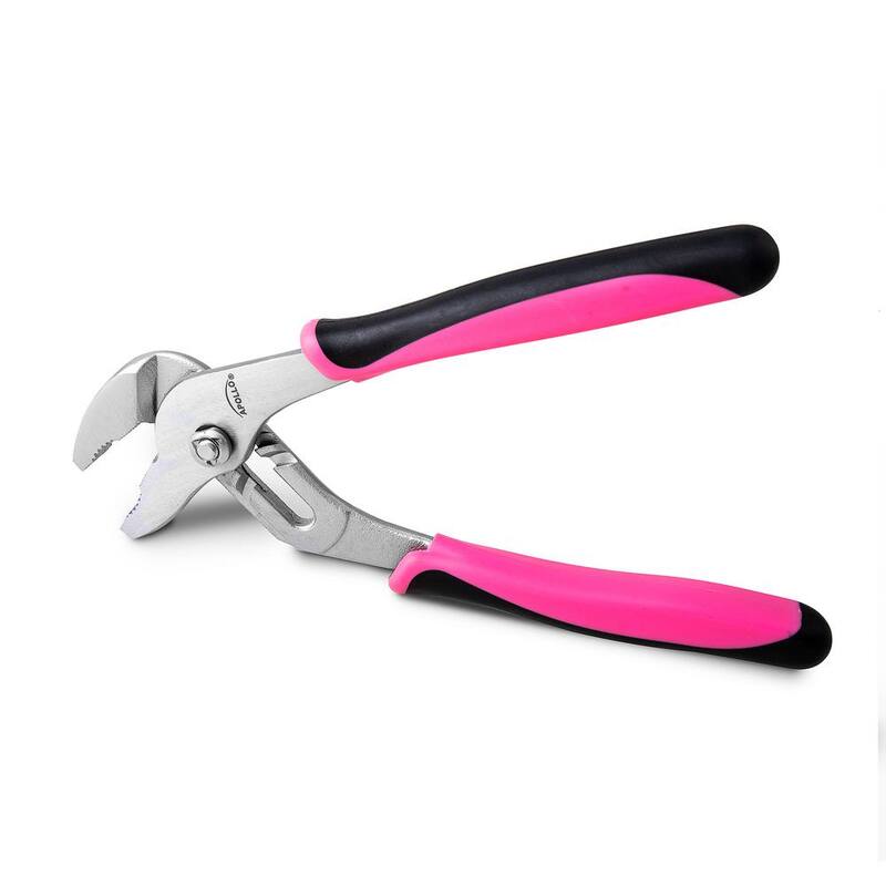 Juego de alicates Apollo 8 in., 6.5 in. y 6 in. en color rosa (3 piezas) - DT5008P