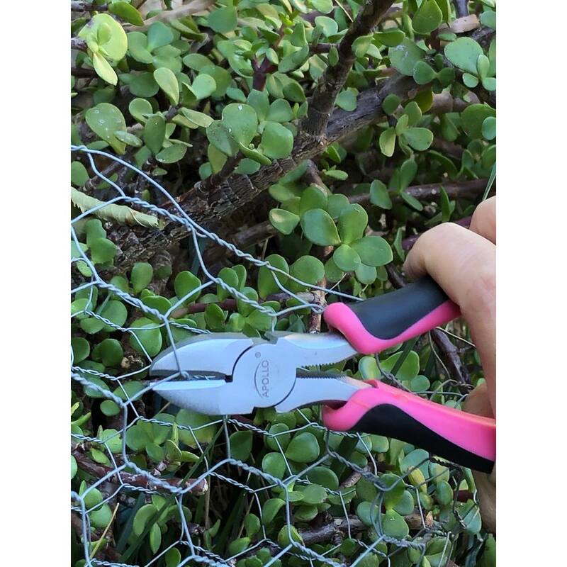 Juego de alicates Apollo 8 in., 6.5 in. y 6 in. en color rosa (3 piezas) - DT5008P