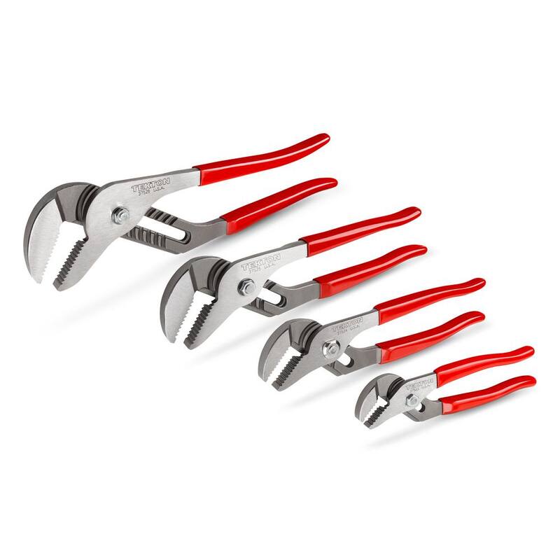 Set de 4 pinzas de ranura TEKTON de 7 in., 10 in., 13 in. y 16 in. - 90395