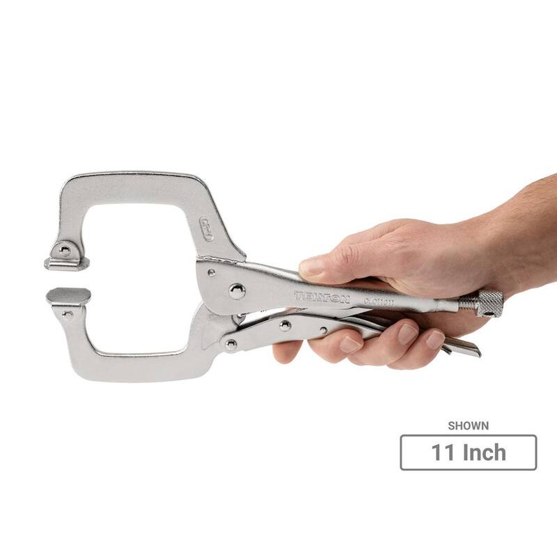 Set de alicates de bloqueo TEKTON de 2 piezas con almohadilla giratoria y mecanismo de ajuste - CLC91101