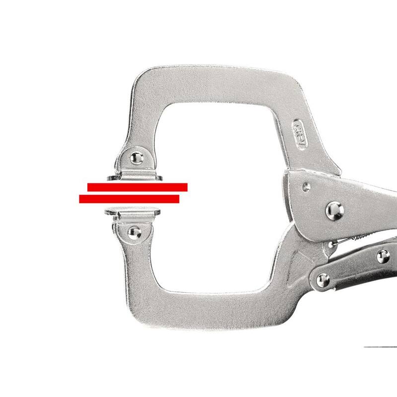 Set de alicates de bloqueo TEKTON de 2 piezas con almohadilla giratoria y mecanismo de ajuste - CLC91101