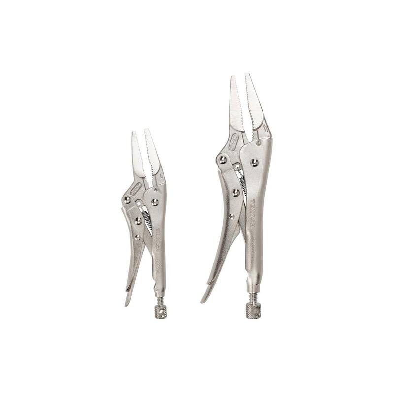 Juego de 2 pinzas de punta larga con trinquete TEKTON - PLK90303