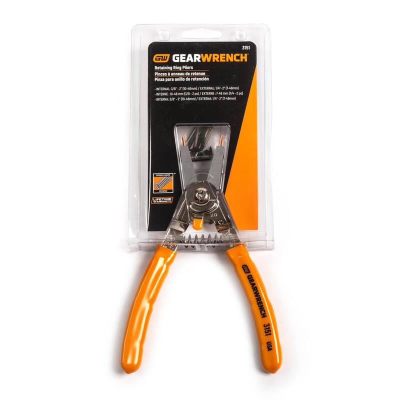 Alicate para anillos de retención grandes y universales convertibles GEARWRENCH - 3151