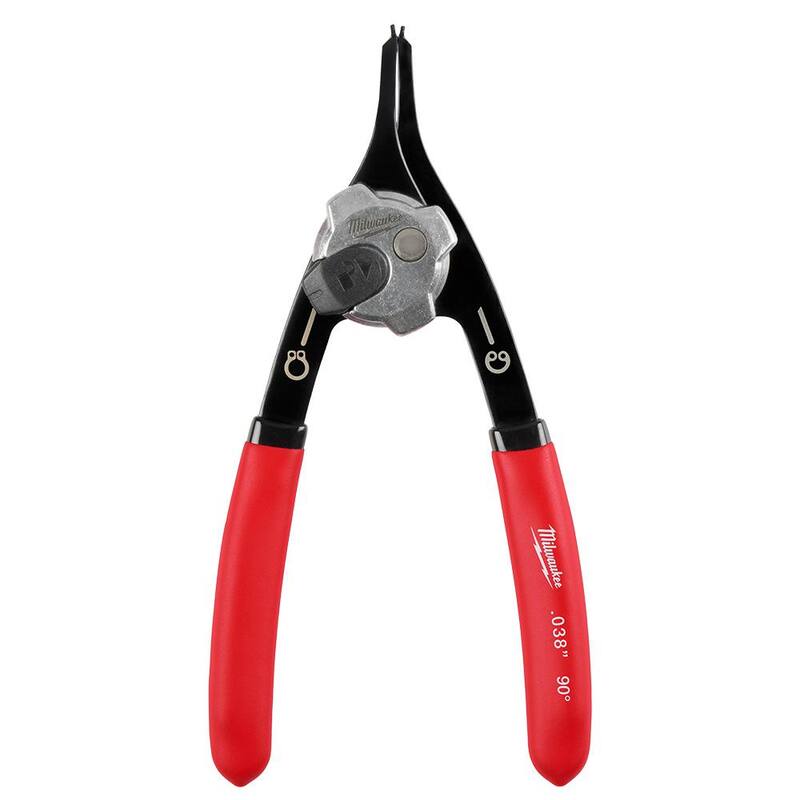 Milwaukee 0.038 pulgadas Convertible Snap Ring Pliers - 18° - 48-22-6530