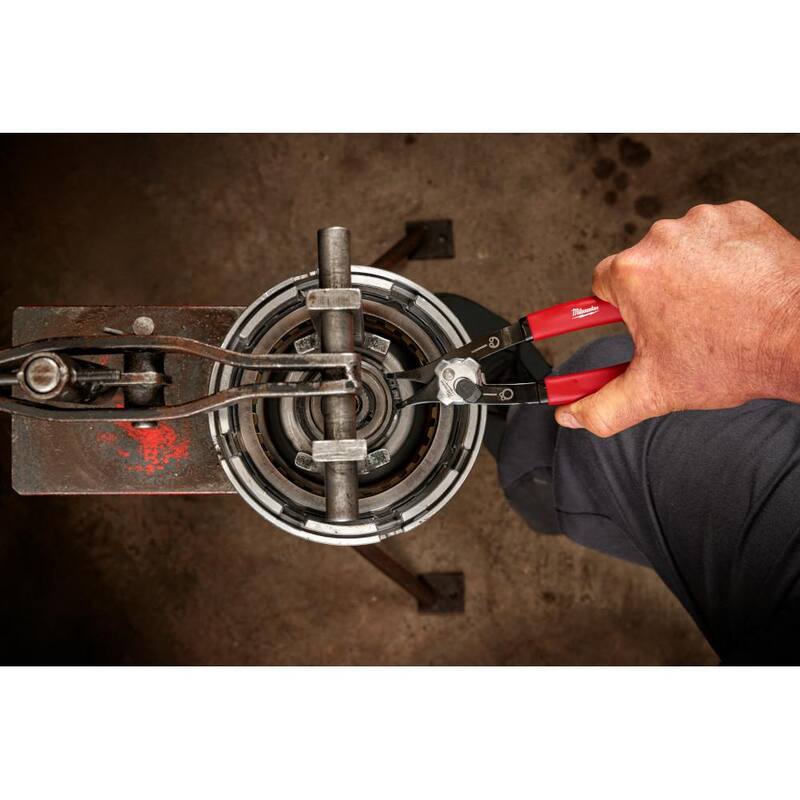 Milwaukee 0.047 pulg. Alicate convertible para anillos de presión - 18° - 48-22-6533