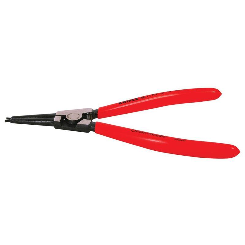 Pinzas para anillos de retención externos rectos KNIPEX de 8-1/4 pulgadas - 46 11 A3