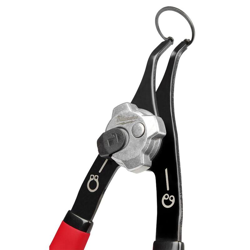 Pinzas para anillos de retención convertibles de 0.047 pulgadas Milwaukee - 45° - 48-22-6534