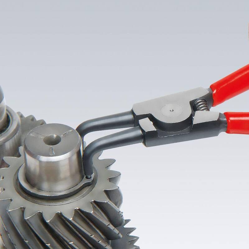 KNIPEX 5 pulgadas 90 grados alicates para anillos de retención externos angulados - 46 21 A01