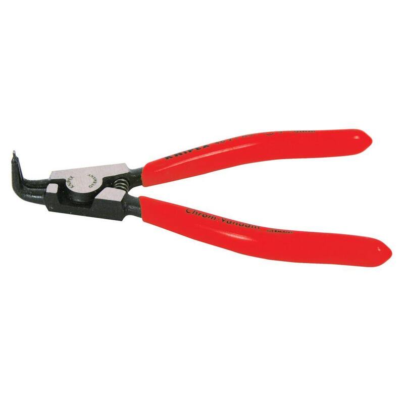 KNIPEX 5 pulgadas 90 grados alicates para anillos de retención externos angulados - 46 21 A01
