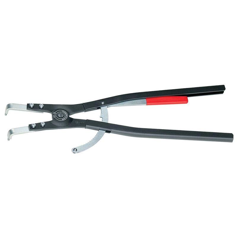 KNIPEX 22-3/4 in. Pinzas para anillos de retención de clip (circlip) externos de ángulo de 90 grados tamaño 6 - 46 20 A61