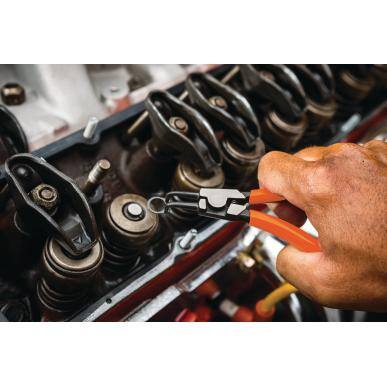 Llave de trinquete GEARWRENCH de 9 pulgadas con puntas fijas de 90 grados para anillos de retención externos - 82143.