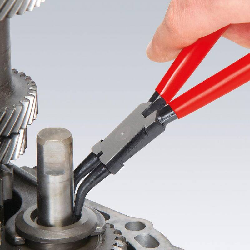 KNIPEX 7-1/4 in. 45 grados Angulado Plier interno de anillo de retención - 44 31 J22