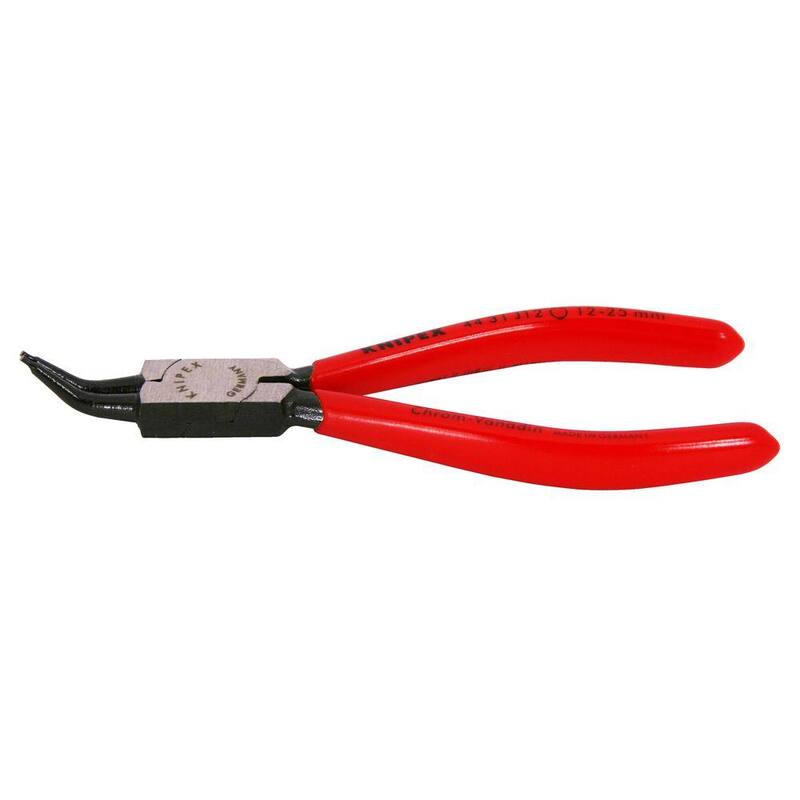 Pinzas para anillo de retención interno inclinadas a 45 grados KNIPEX de 5-1/2 pulgadas - 44 31 J02