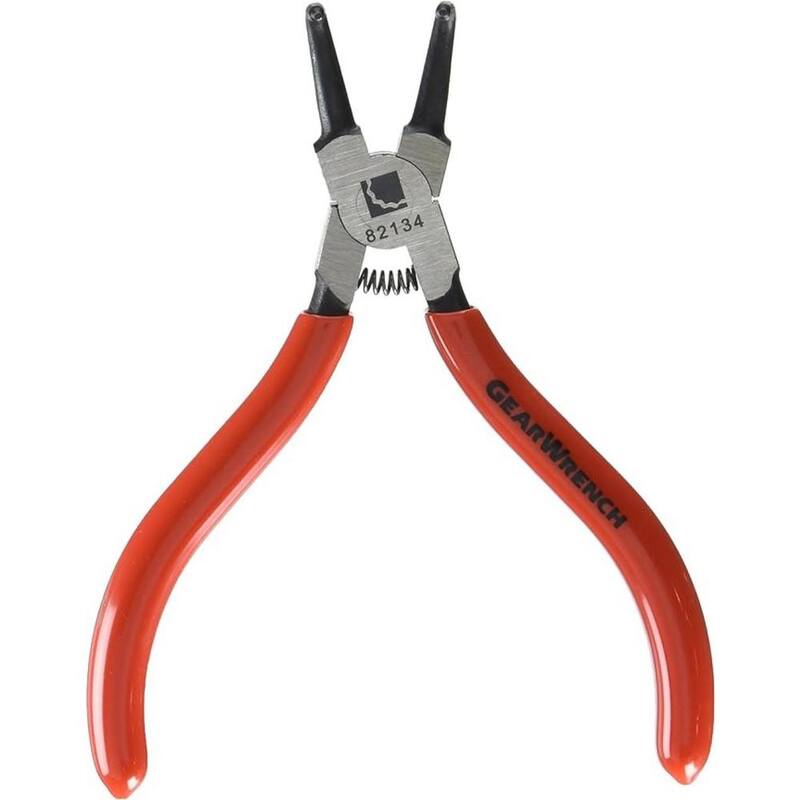 Alicates de anillo de retención interno de punta fija de 90 grados de GEARWRENCH de 5 pulgadas - 82134.