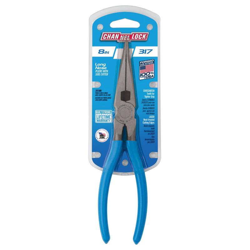 Pinzas de punta larga Channellock de 8 pulgadas - 317Z