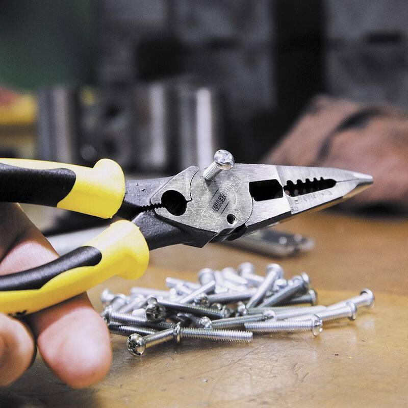 Pinzas para usos múltiples Klein Tools de 8-3/8 in, con crimpadora - J2078CR