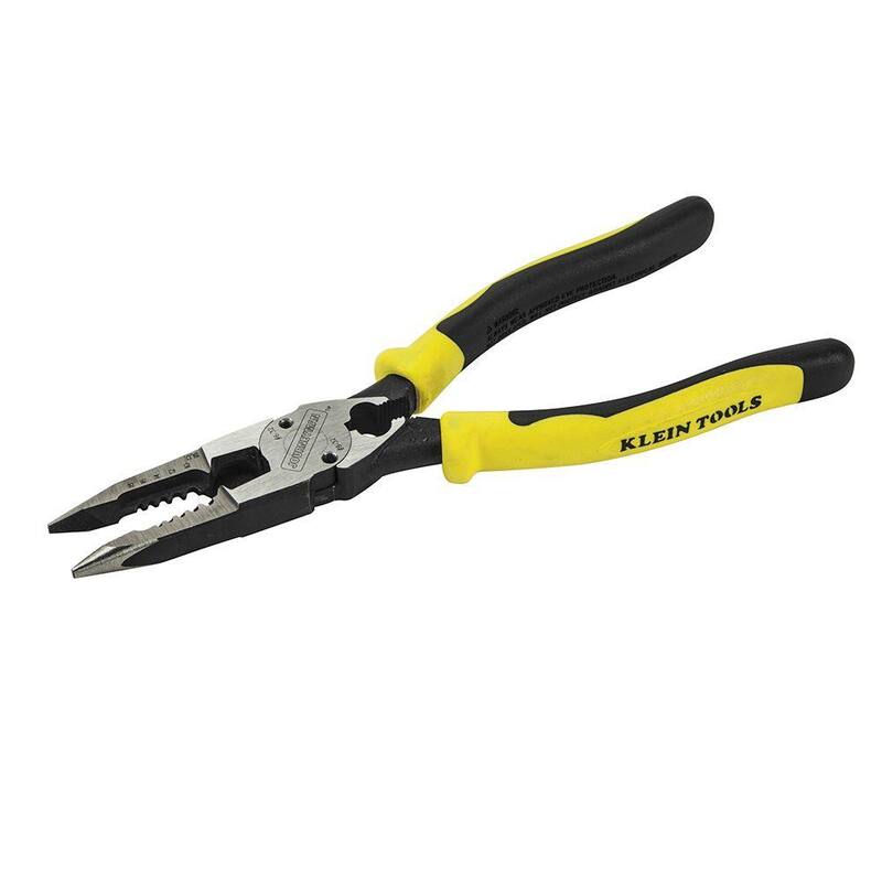 Pinzas para usos múltiples Klein Tools de 8-3/8 in, con crimpadora - J2078CR