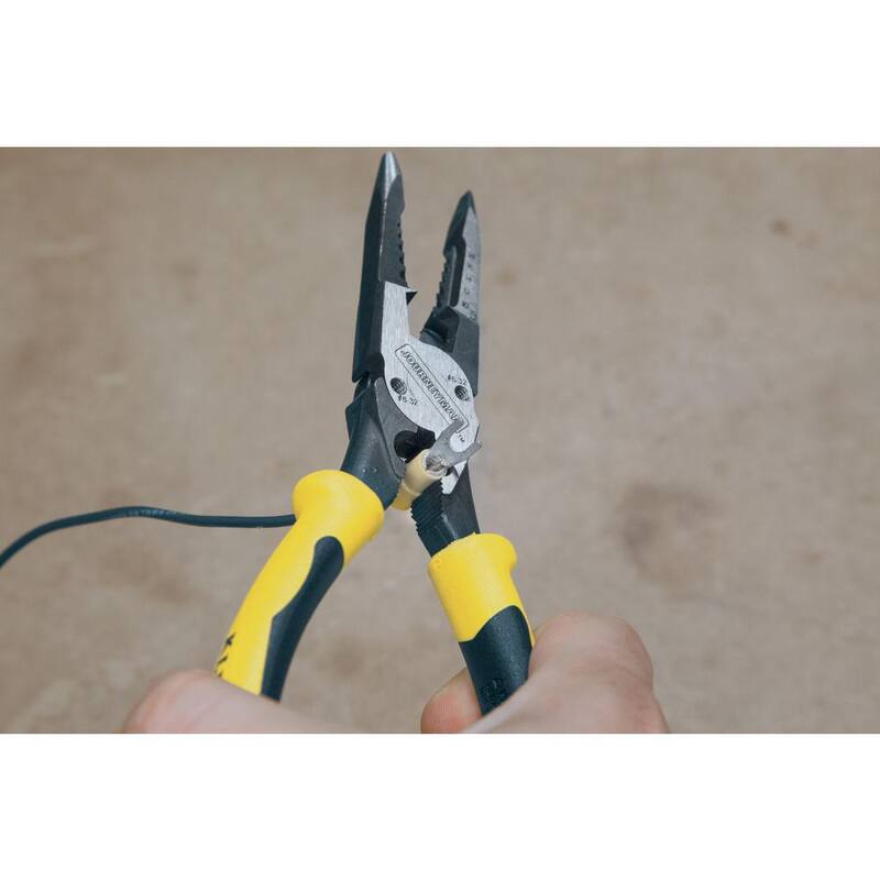 Pinzas para usos múltiples Klein Tools de 8-3/8 in, con crimpadora - J2078CR