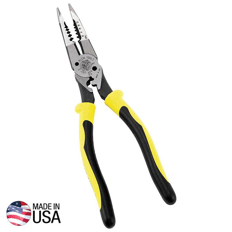 Pinzas para usos múltiples Klein Tools de 8-3/8 in, con crimpadora - J2078CR