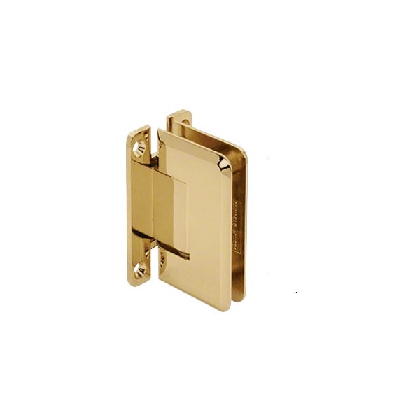 Cr Laurence Unlacquered Brass Plymouth Series Wall Mount 'H' Back Plate Hinge - PLY037ULBR
