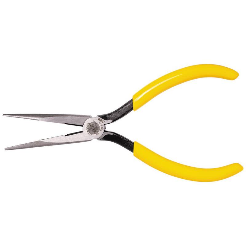 Herramientas Klein 7 pulgadas. Pinzas de corte lateral estándar de nariz larga - D203-7