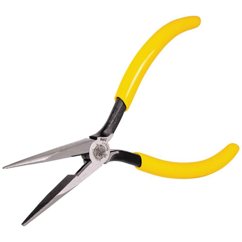 Herramientas Klein 7 pulgadas. Alicates de corte lateral de nariz larga estándar - D203-7SEN